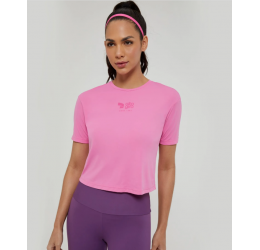 T-SHIRT SKIN FIT CROPPED AG SINCE 1983 ROSA WILD - ALTO GIRO