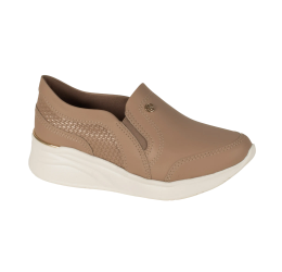 TÊNIS CASUAL UPPER SLIP ON CAPUCCINO C3986 - KOLOSH