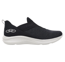 TÊNIS FEMININO CASUAL EASY 3 PRETO/MESCLA - OLYMPIKUS 
