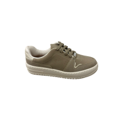 TÊNIS FEMININO CASUAL OFF WHITE/ AREIA - VIZZANO
